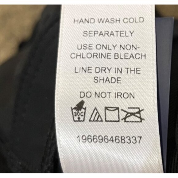 Swimsuits for All Tankini Top Womens 44F NEW Black Crochet Underwire - Picture 8 of 16